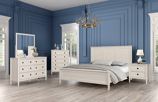 Altamira Queen Bed - White