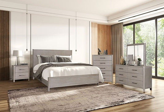 Belize Queen Bed - Gray