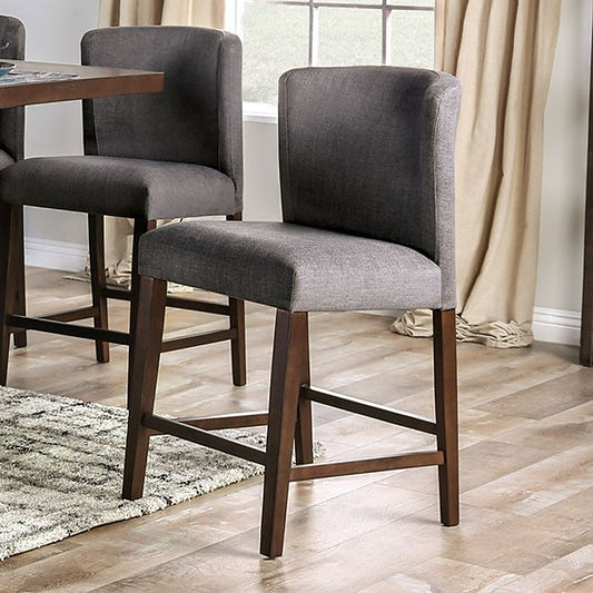 FOA Macedo Transitional Counter Height Dining Chair - Set of 2