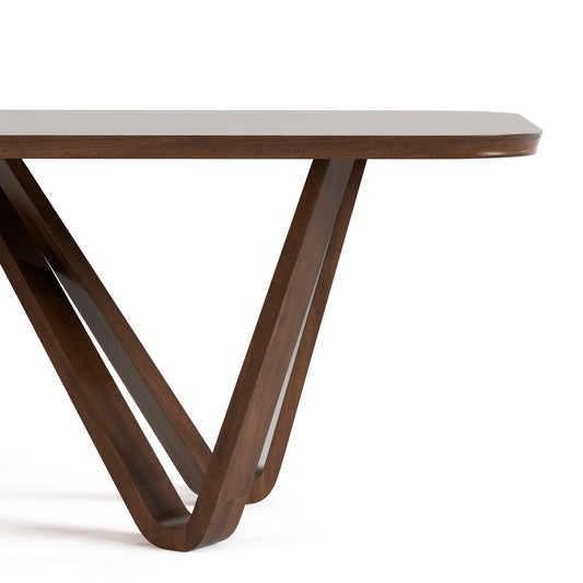 Furniture of America Nordby | Mid-Century Modern Solid Wood Dining Table