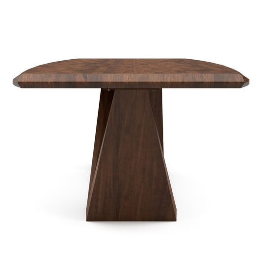 Furniture of America Romont | Mid-Century Modern Solid Wood Dining Table