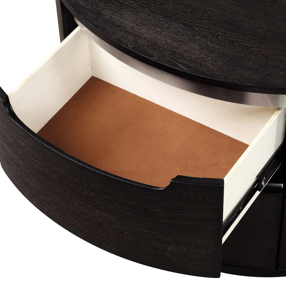 Osterley Collection Modern 2-Drawer Nightstand