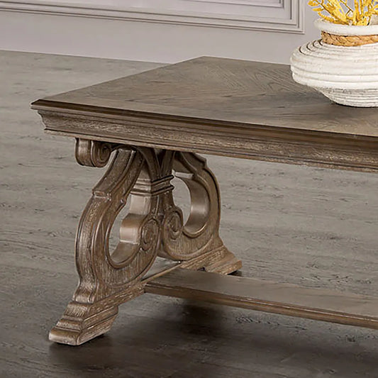 Giordani Traditional Weathered Oak Coffee Table