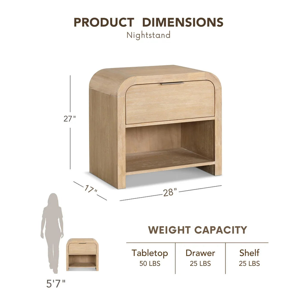 Handforth Channel-Padded Two-Tone Modern Bedroom Set