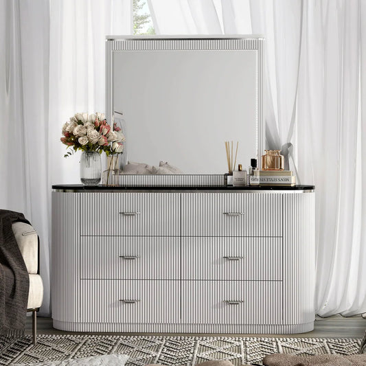 Aldgate Art Deco Style Light Gray King Bedroom Collection