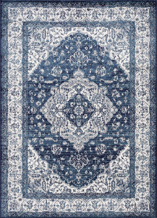 Billy Blue Medallion Rug - Promo