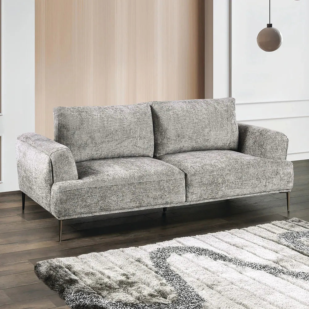 Gladbach Contemporary Chenille Flared Arm Sofa 4 Colors