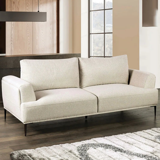 Gladbach Contemporary Chenille Flared Arm Sofa 4 Colors
