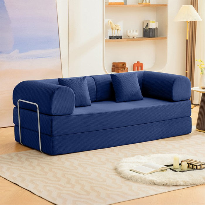 Perri Corduroy Sofa - Blue