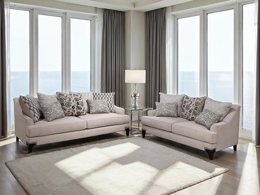 Lowell Upholstered Sofa - Taupe