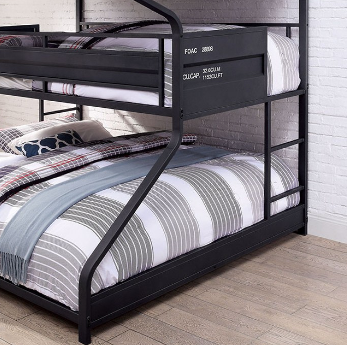 Lodida Full/Twin/Queen Triple Bunk Bed