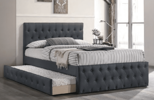 Palma Tufted Full Bed & Trundle Set