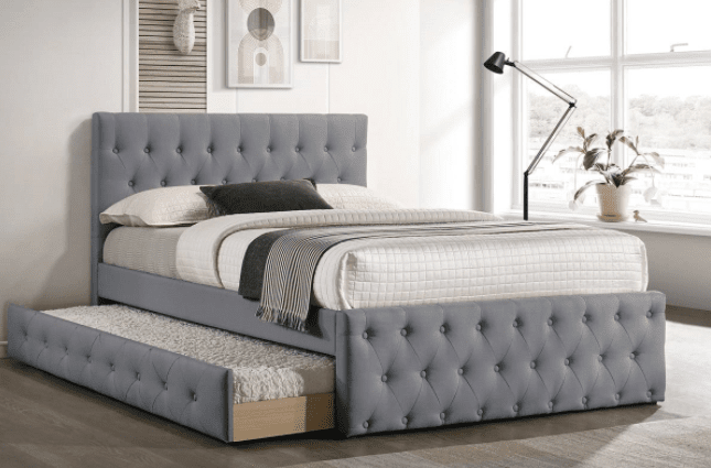 Palma Tufted Twin Bed & Trundle Set