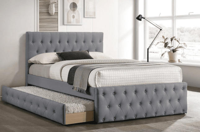 Palma Tufted Full Bed & Trundle Set