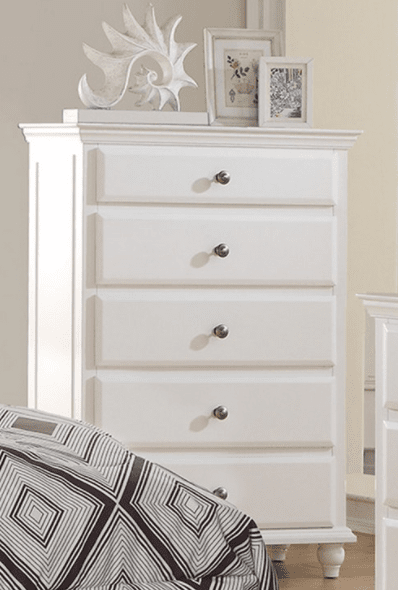 Jenny Farmhouse Style 5-Drawer Chest
