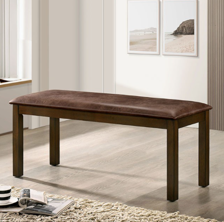 Garnett 6-Piece Solid Wood Dining Set - Walnut