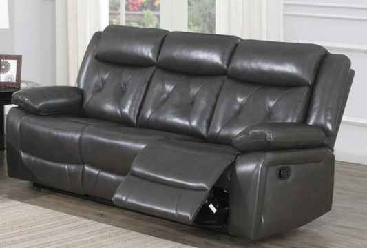 Walther Transitional Leather Gel Motion Sofa