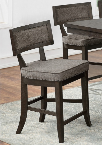 Timber 7-Piece Solid Wood Counter Height Dining Set - Brown