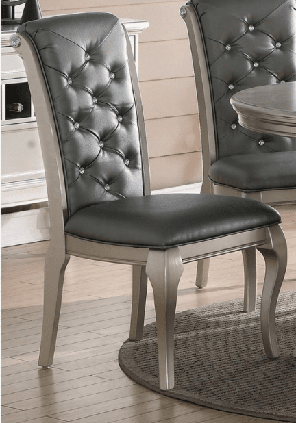 Amity II 48" Round 5-Piece Glam Dining Set