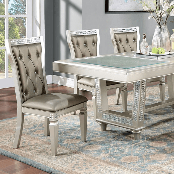 Adelina 7 Piece Glam Dining Set