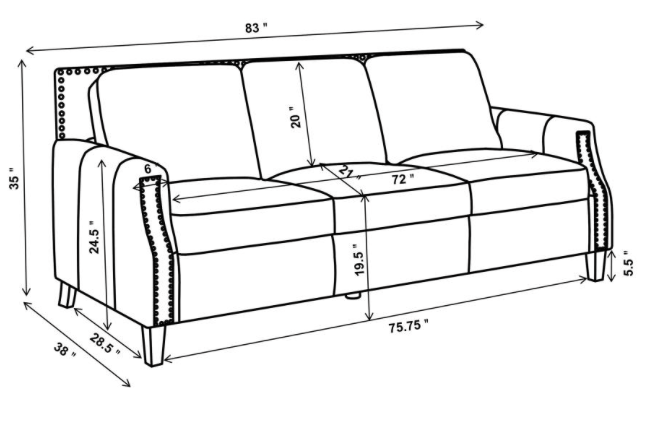 Leaton Mottled Top Grain Brown Leather Sofa & Loveseat Set
