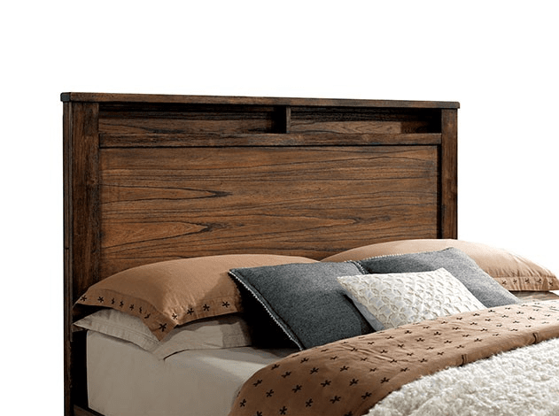 Elkton Rustic Cabin Inspired King Storage Bed