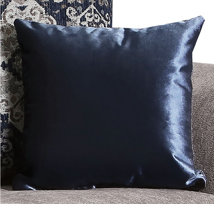 Gustavo Traditional Chenille Rolled Arm Sofa - Gray/Walnut