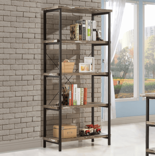 Skelton Industrial Style Bookcase