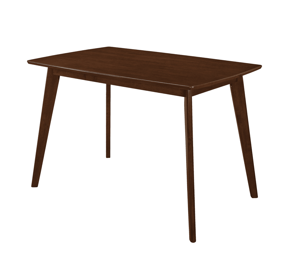 Kersey Dining Table With Angled Legs Chestnut