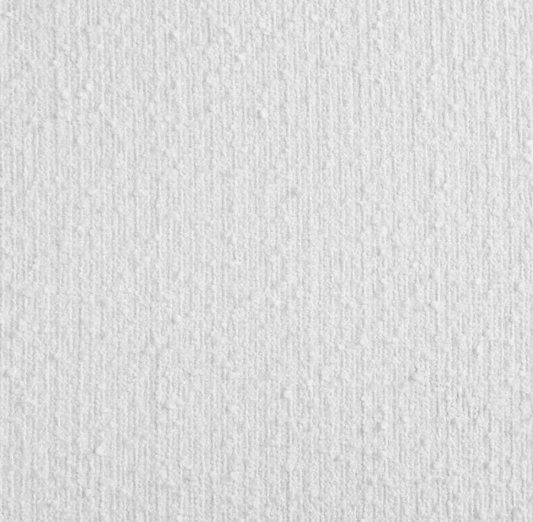 Gwendoline Upholstered Queen Platform Bed with Pillow Headboard - White Boucle