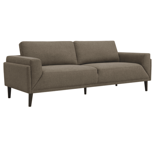 Rilynn Upholstered Track Arm Sofa - Brown