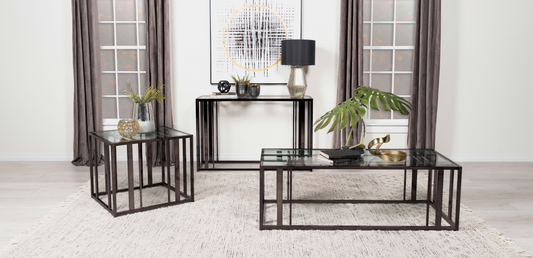 Adri Occasional Table Collection - Black Nickel