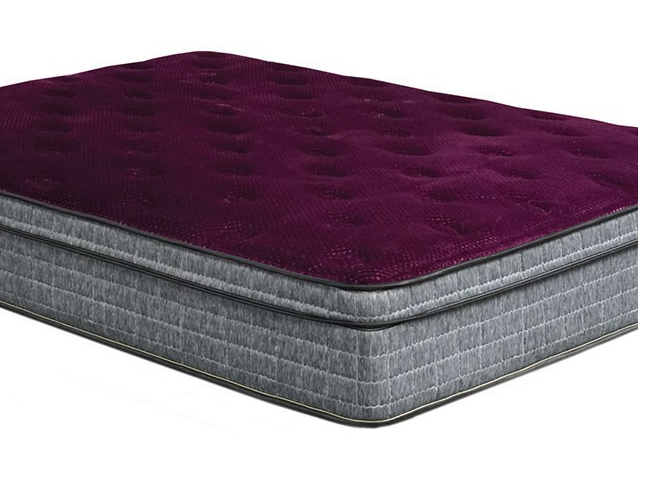 Minnetonka 13" Euro Pillow Top Mattress with Purple Top - California King