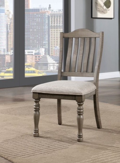 Newcastle 7-Piece Transitional Dining Set - Antique Gray