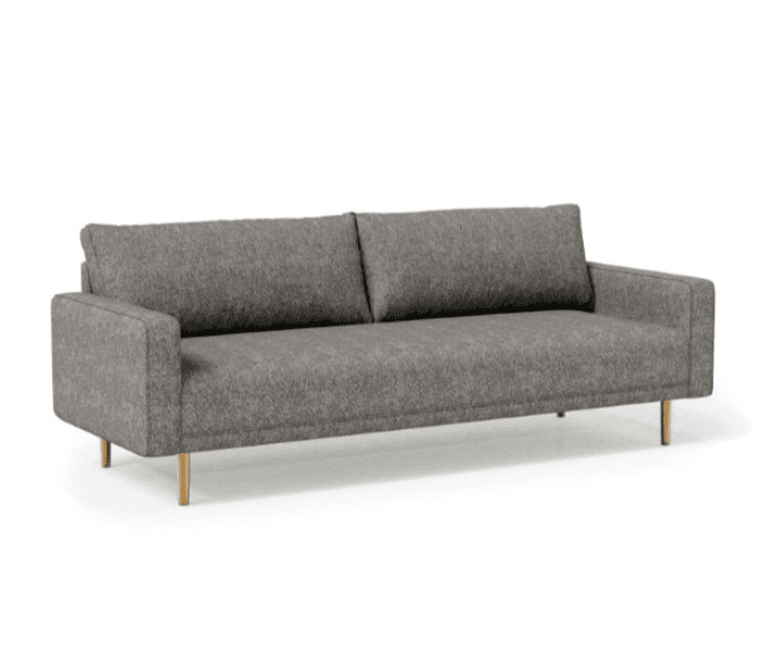 Elverum Contemporary Boucle Sofa - Gray