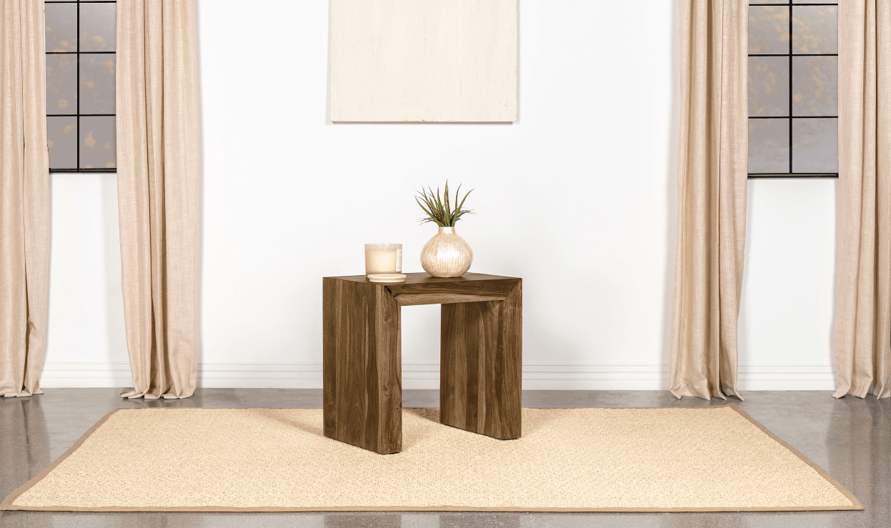 Odilia Solid Wood Sofa Table Auburn
