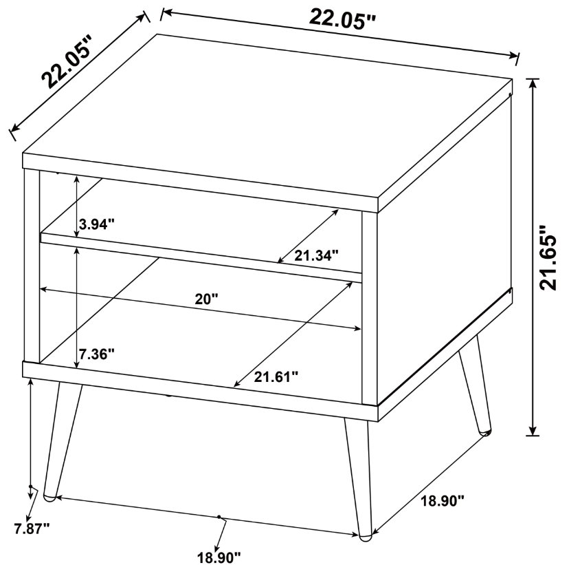 Welsh1-Drawer Coffee Table With Storage Shelf Antique Pine And Grey