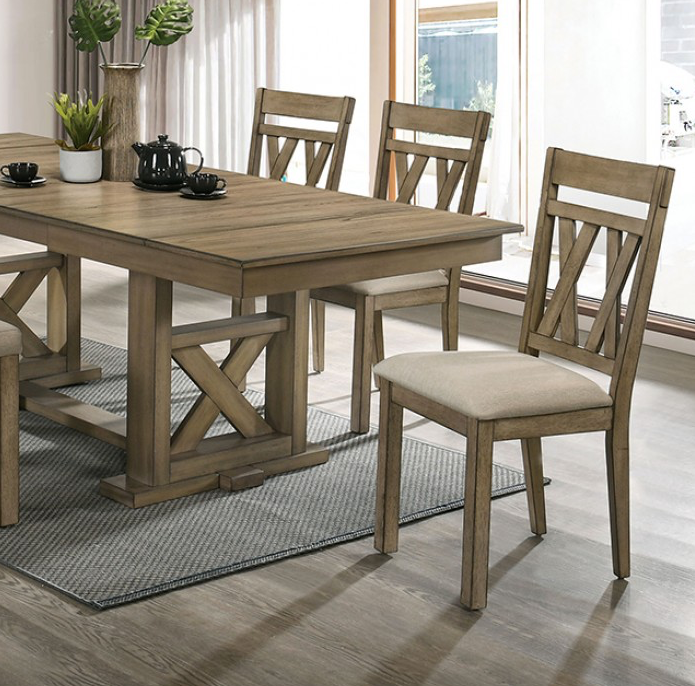 Templemore 6-Piece Rustic Double Leaf Dining Set