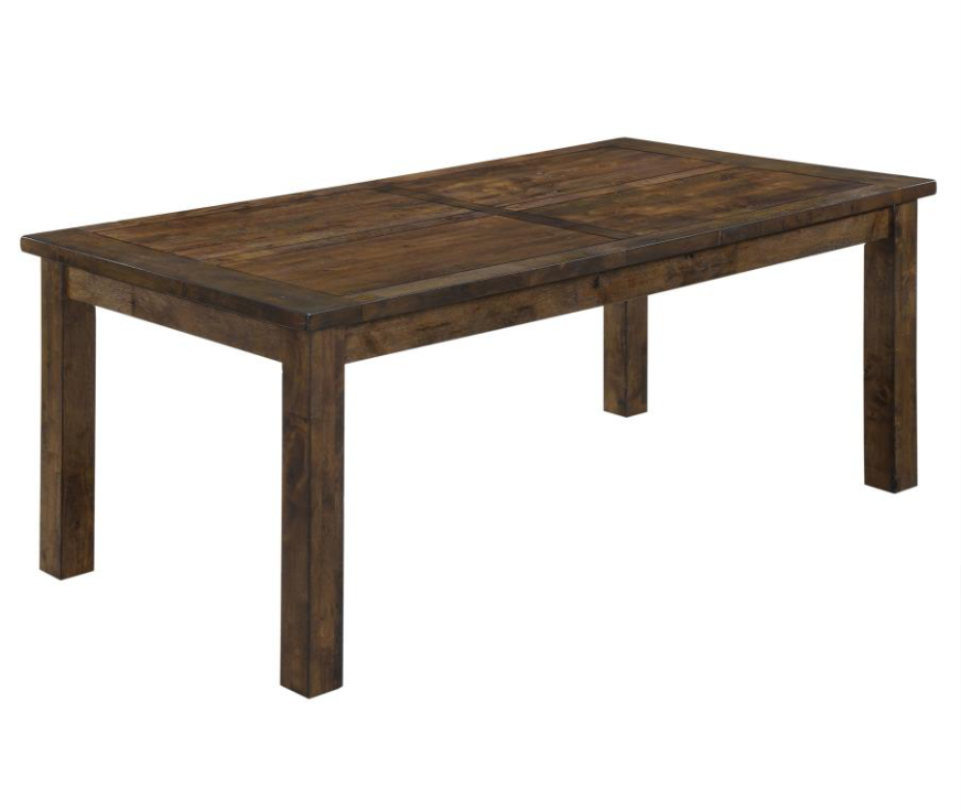 Coleman 7-Piece Dining Set Rustic Golden Brown