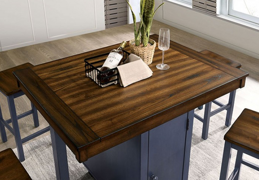 Azurine 5-Piece Counter Height Dining Set