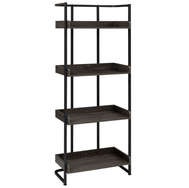 Ember 4-Shelf Bookcase - Dark Oak