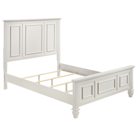 Sandy Beach Queen Panel Bed with High Headboard