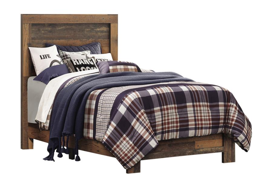 Alvarado Reclaimed Wood Rustic Twin Bedroom Set