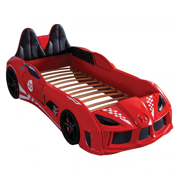 Trackster Race Car Novelty Bed - Red