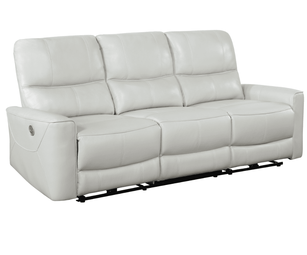 Greenfield Upholstered Power Reclining Sofa Ivory