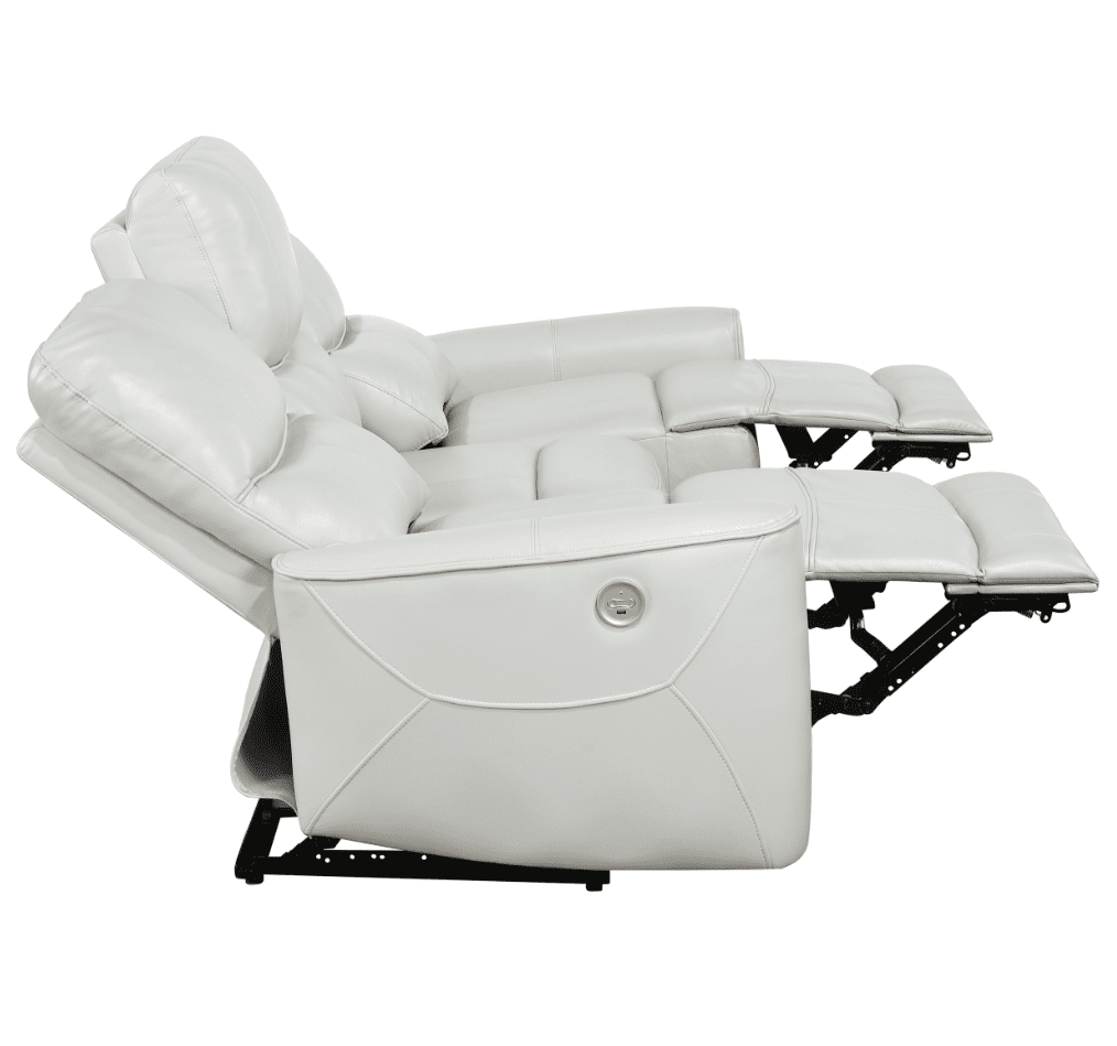 Greenfield Upholstered Power Reclining Sofa Ivory