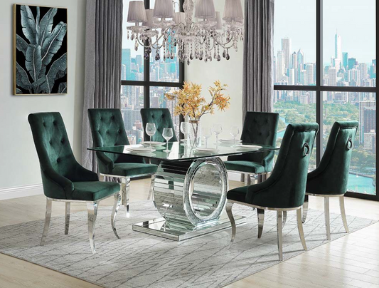 Acme Noralie Rectangular Glam Dining Table DN00720