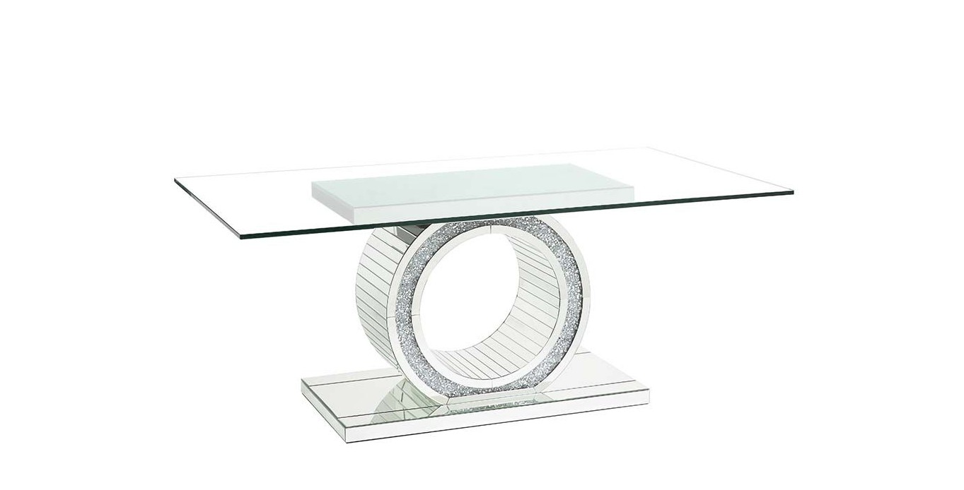 Acme Noralie Rectangular Glam Dining Table DN00720