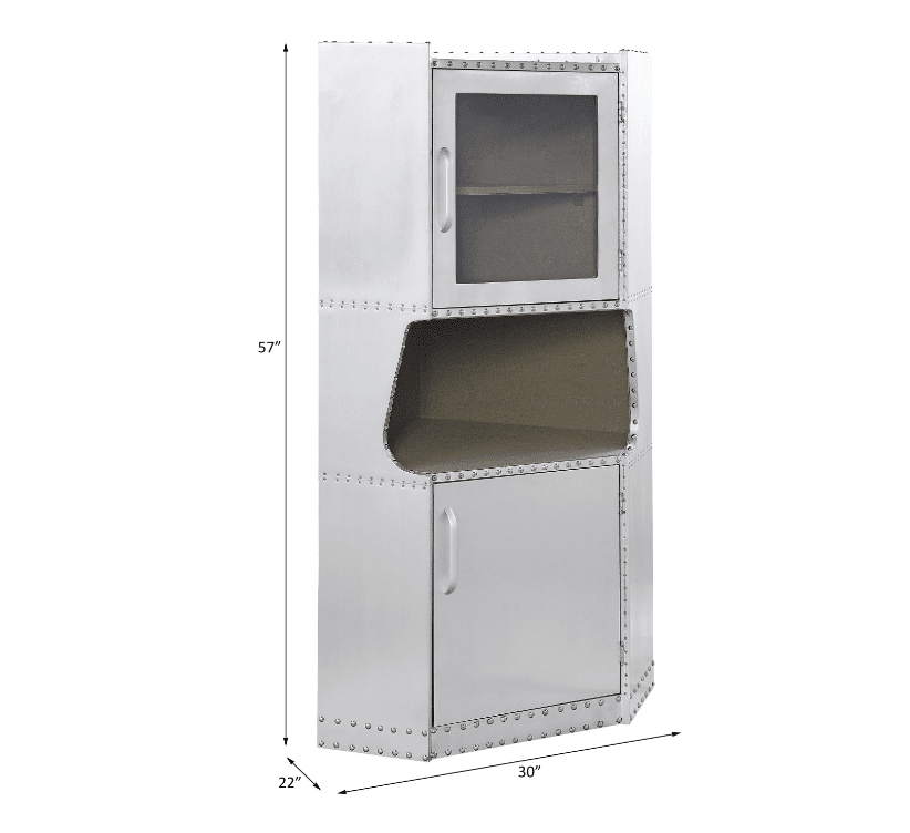 Brancaster Aluminum Corner Cabinet
