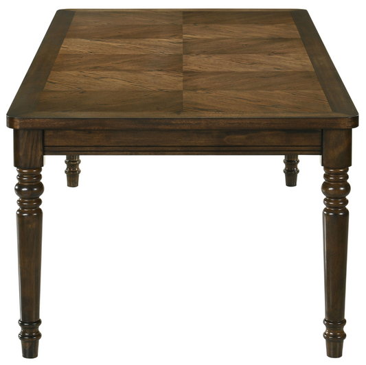 Willowbrook Rectangular Wood Dining Table Chestnut